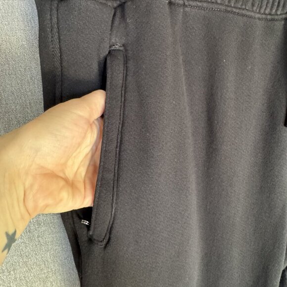 Cotton Citizen Bronx Sweatpants Black Silver Ankle Zipper Pants Size XXL - Picture 15 of 15